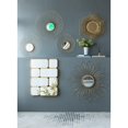 thumbnail image 3 of 25" Gold Abstract Framed Accent Mirror, 3 of 3