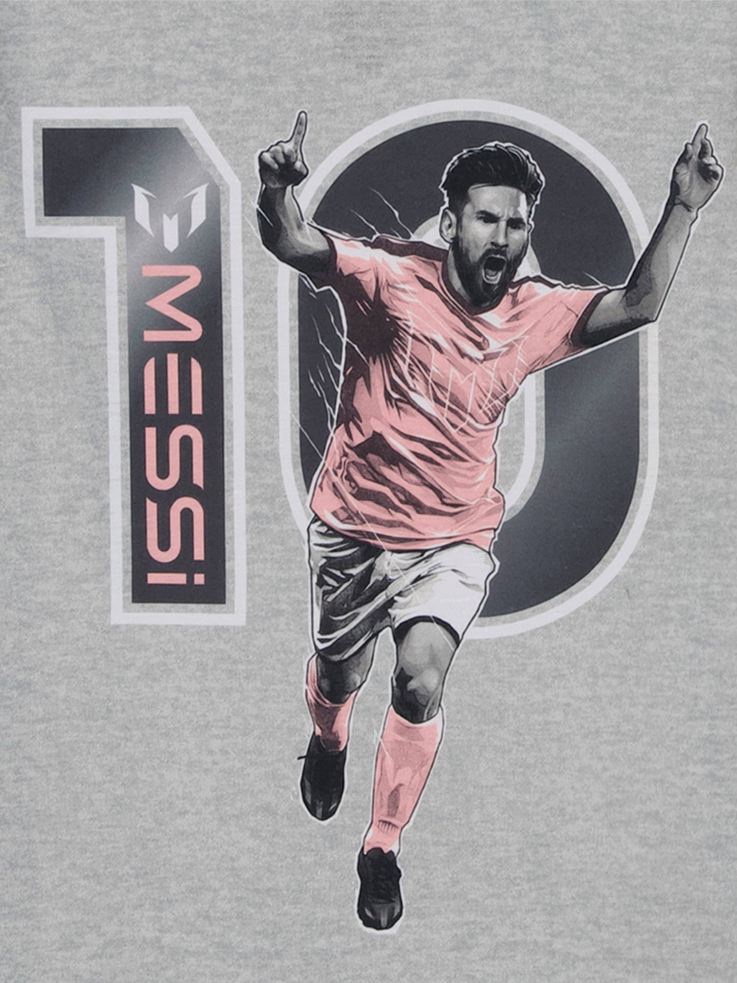Messi Boys Short Sleeve Top and Pants Pajama Set, 2-Piece, Sizes 4-12