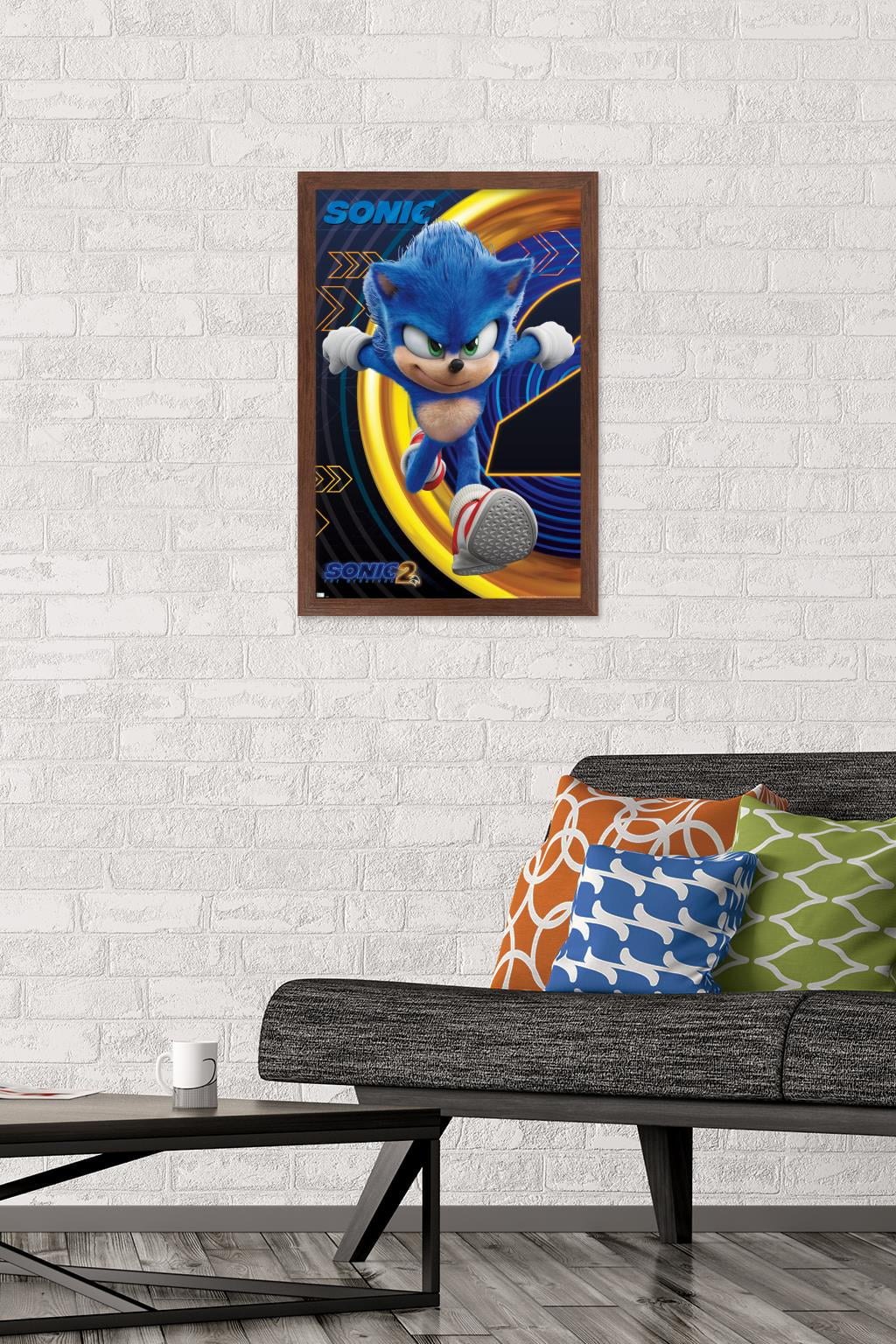 500074 Sonic the Hedgehog 2 Movie Cinema 36x24 WALL PRINT POSTER