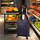 thumbnail image 5 of Bolsa de viaje con ruedas, mochila multiusos, fácil de limpiar, práctica maleta con ruedas, mochila con ruedas para equipaje de adultos , Gris, 5 of 8