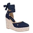 thumbnail image 1 of Sandalias con Plataforma Marca Ferrioni Exterior Textil Color Azul Ferrioni 117599, 1 of 3
