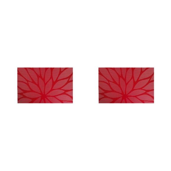 Mantel individual aislante Cateissary PVC Rosa roja 2Conjunto