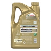 Castrol EDGE Extended Performance 5W-20 Advanced Full Synthetic Motor Oil, 5 Quarts