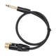 thumbnail image 4 of Cable XLR Hembra A Macho Mono De 6,35 Mm, Cable De Micrófono Hembra XLR Multiusos Carcasa De aleación De Zinc De 50 Cm De Longitud Para Micrófonos, 4 of 7