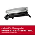 thumbnail image 6 of George Foreman 9-Serving Classic Plate Grill and Panini Press, Silver, GR390FP, 6 of 13