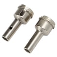 thumbnail image 3 of RC Rear Wheel Axle, 2pcs Rear Wheel Axles Steel High Accuracy Wheel Axle Replacement Compatible with ARRMA 6S for Mojave 1/7 for Kraton 1/8, 3 of 8