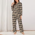 thumbnail image 2 of Naloa Dachshund Dog Woof Pajamas for Women Set, Womens Pajama Sets, Lounge Sets for Women, 2pjs for Women-XX-Large, 2 of 7