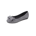 thumbnail image 1 of Zapatos Suaves para las Mujeres Deslizamiento Cómodo en Bowknot Pisos, Zapatos Planos para las Mujeres de Tamaño Grande Ligero Primavera Casual, 1 of 3
