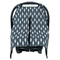 JLIKA car seat canopy cover Gray Feathers