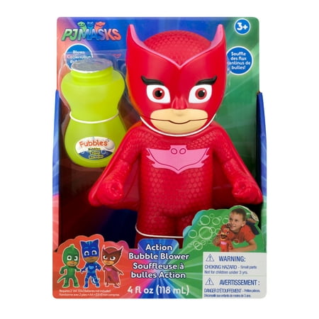 PJ Masks Action Bubble Blower Red, 1.0 CT
