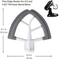 thumbnail image 2 of Batidor de Borde Flexible LIUYMXG para Batidoras con Base Inclinable, 2 of 5