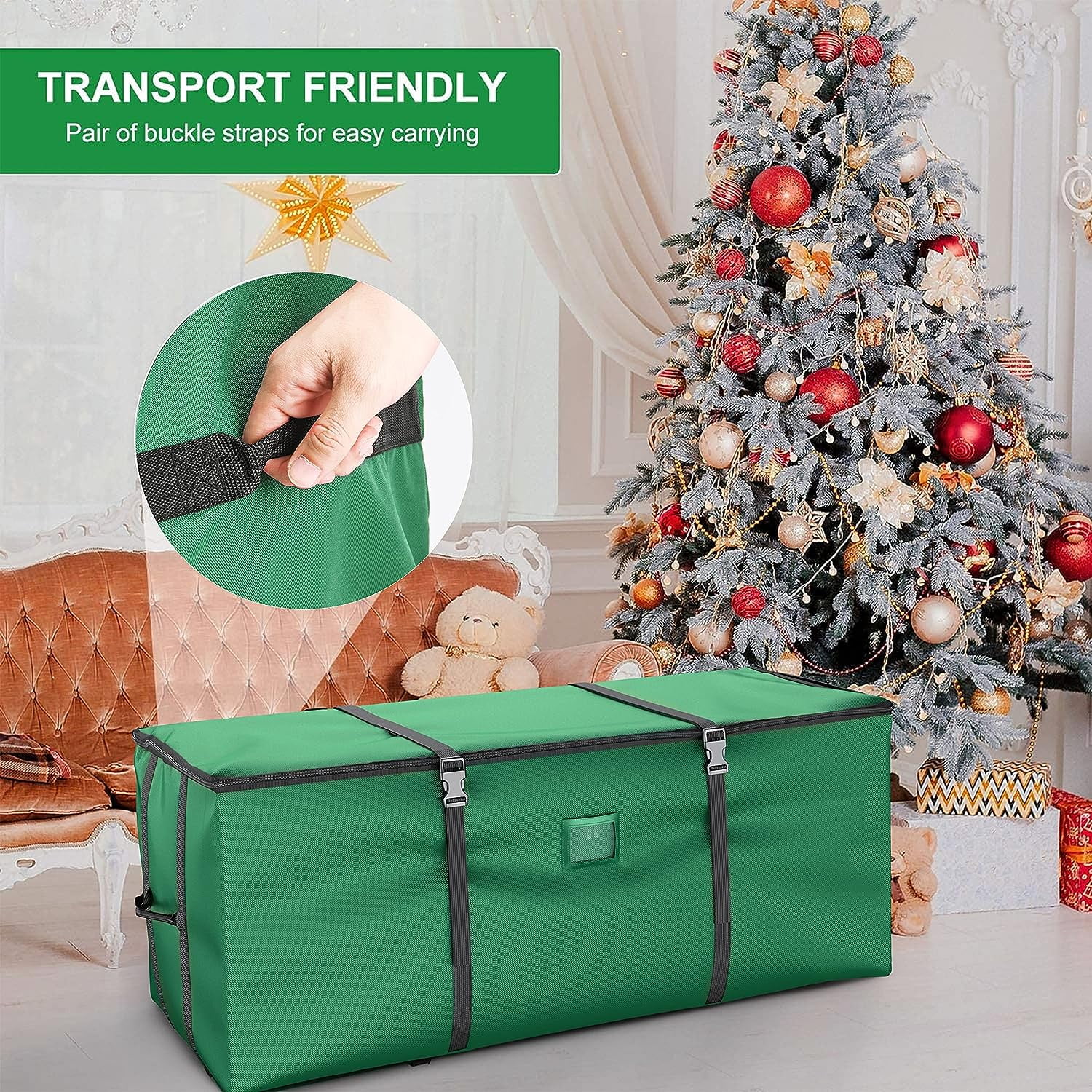 Christmas Gifts on Clearance Dqueduo Christmas Tree Storage Bag Christmas Tree Christmas Items Bag Storage Bags for Christmas Decorations, Adult