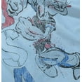 thumbnail image 5 of Popeye the Sailor Man USA Patriot Romper Boys or Girls Infant Baby Brisco Brands 12M, 5 of 7