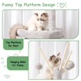 thumbnail image 4 of Torre para Gatos Gitelsnour GCT011W Multi-niveles con Postes para Rascar, 4 of 9