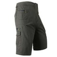 thumbnail image 4 of Havenre Men's Hiking Cargo Shorts Big and Tall Regular Fit Casual Quick Dry Golf Outdoor Work Shorts with Multi Pocket for Fishing Travel Army Green L, 4 of 7