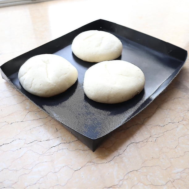 Bluedrop Cesta sólida para pan Bandeja para hornear crujiente Tostadora Horno rápido Panadería para barbacoa Microondas Pizza