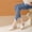 A_ White, variant on KIJBLAE Plus Size Women's Casual Elevated Wedge Sandals, Solid Round Closed Toe, Thick Platform Sole, Trendy Seaside Vacation Footwear White 41