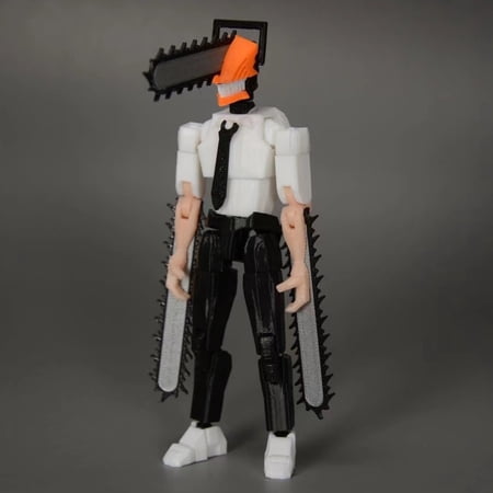 3D Printed Chainsaw Man Anime Multi-Jointed Shapeshift Character Toys Action Figures Mannequin Model Soldiers Ornaments Gifts