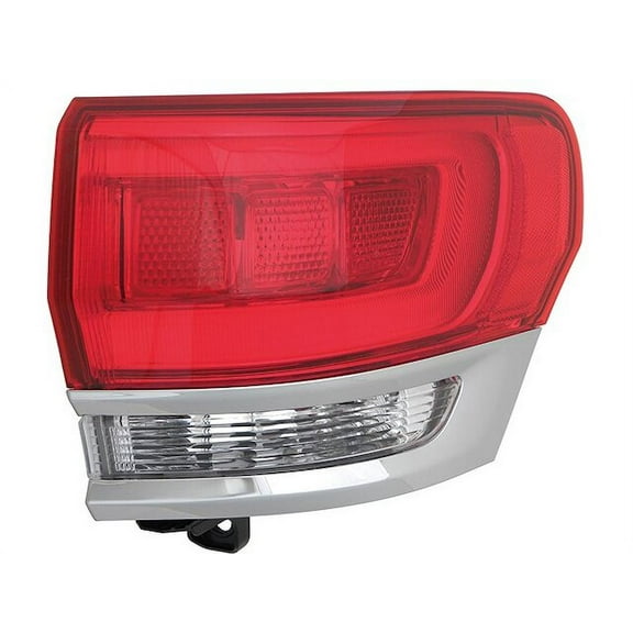 Right Outer Tail Light Assembly - Compatible with 2014 - 2021 Jeep Grand Cherokee 2015 2016 2017 2018 2019 2020
