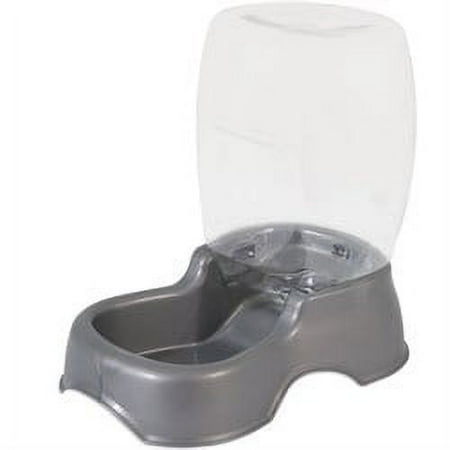 UPC: 0029695244162 | Petmate Café Cat and Dog Waterer Silver 1.5 Gal