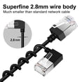 thumbnail image 2 of Cable Ethernet Dutevolns Slim Cat 6, 90°, ángulo izquierdo, 4,5 m, blanco, 2 of 7