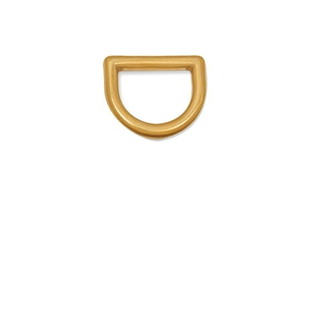 Tandy Leather Cast D-Ring 3/4" (19.0 mm) Solid Brass 1129-01