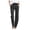 Black QBJMAP27, variant on KEXE Womens Pants Ladies Lightweight Cotton Linen Pants Relax Straight Fit Pull String Waist Daily Walking Bottoms(M,Khaki)