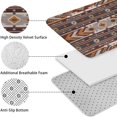 thumbnail image 5 of Multicolor Geometric Boho Pattern Bathroom Rugs Sets 3 Piece,Toilet Cover Set,Absorbent Non Slip Bathroom Mats Sets with U-Shaped Contour Rug Toilet Rug Set, 5 of 5