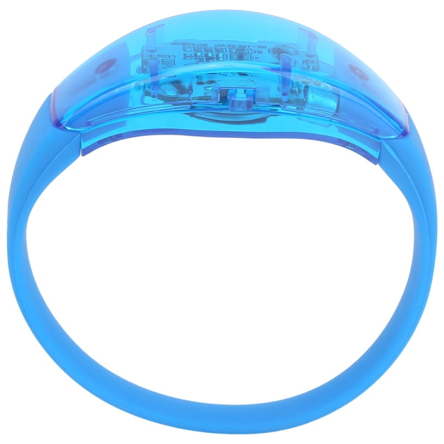 Qiilu Party LED Wristband, Control The Light Of The Bracelet By Sound Sound Control LED Bracelet For Music Concert For Stage For Bar For Party