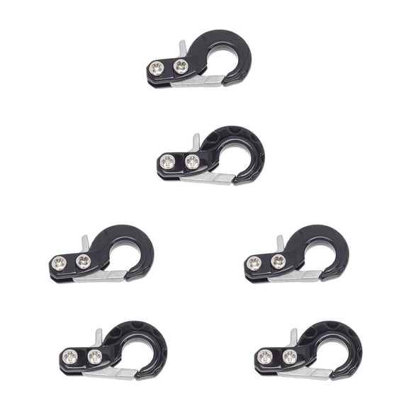 Vogacara 2 uds gancho de remolque instalación práctica 1/8 cabrestante RC suministros accesorios mejorados enganche de caída remolques grillete tirar Type1 NO1 Vogacara CBP355780