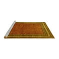 thumbnail image 2 of Ahgly Company Machine Washable Indoor Rectangle Persian Yellow Traditional Area Rugs, 8' x 10', 2 of 4