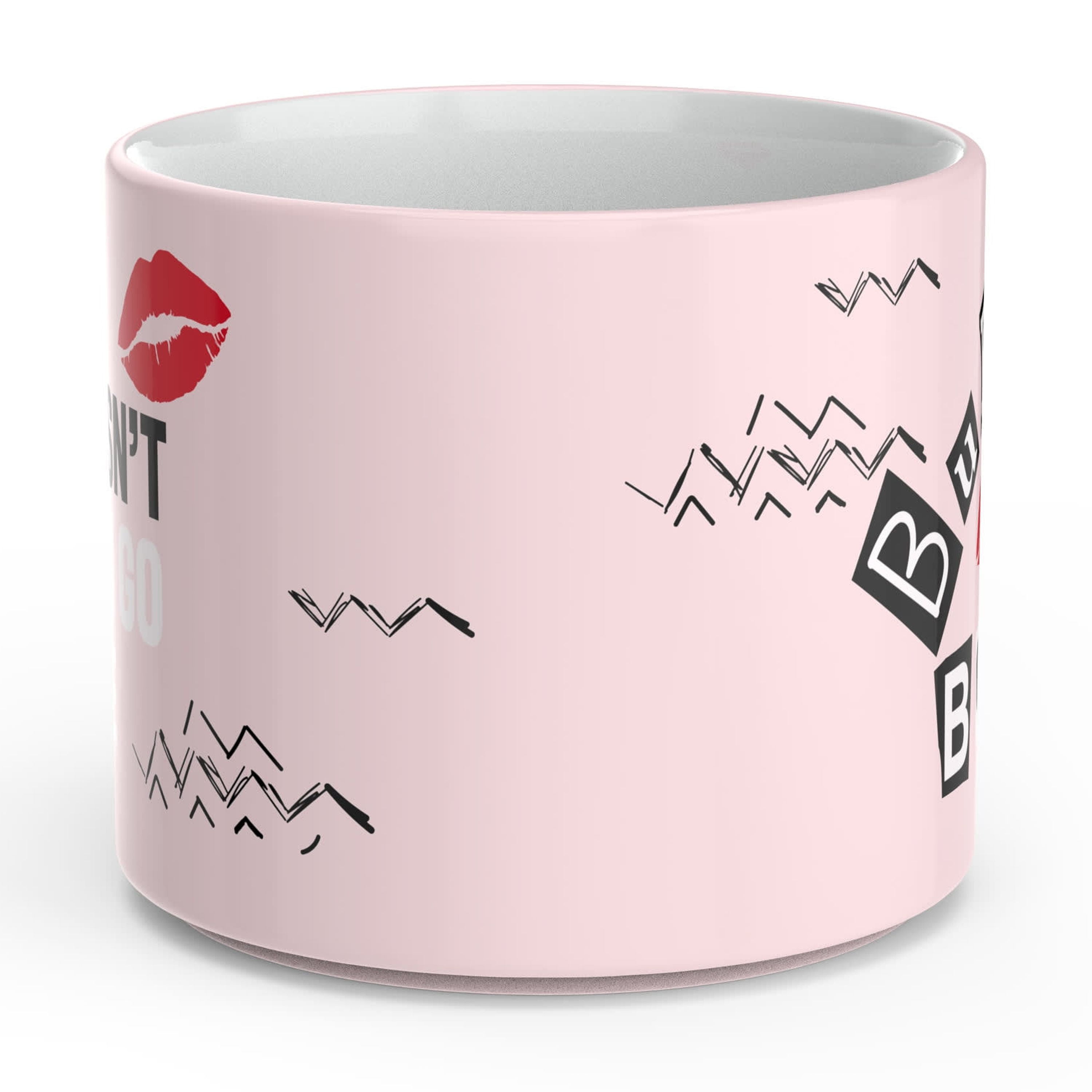 (4 pack) Zak Designs 15oz Modern Mug, Mean Girls