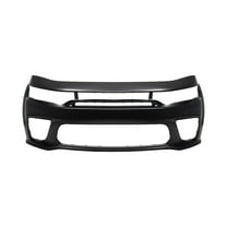 New Aftermarket Unpainted Front Bumper Cover Replaces 68488285AC For Widebody Models fits 2020 Dodge Charger Scat Pack 392 Widebody Sedan 4-Door