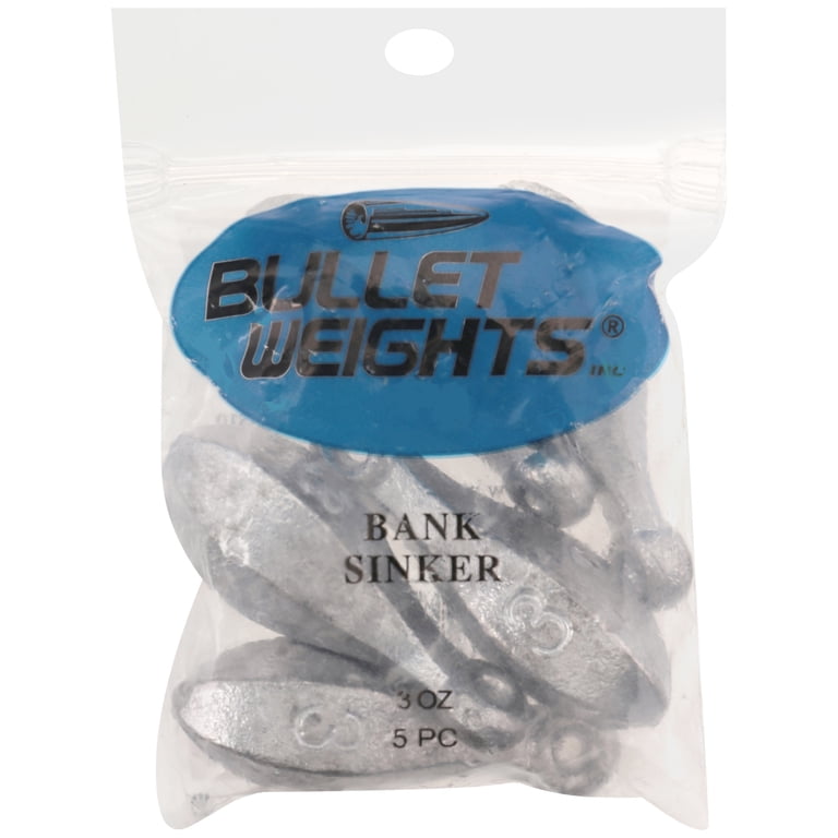 Bullet Weights Lead Bank Sinkers, 3 Oz., 5-Pack photo 3