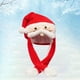 thumbnail image 4 of Gorro saltarín con orejas que se mueven, disfraz navideño, gorro de peluche para Navidad, cumpleaños, mujer Papá Noel, 4 of 8