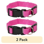 (2 pack) Pet Champion Medium Pink Collar for Dogs