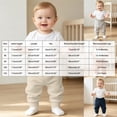 thumbnail image 4 of NIEWTR High Waisted Baby Sweatpants For Spring and —suitable For Boys and Girls Designed For Outdoor Wear and Featuring A Roomy Seat Friendly Fit, 4 of 5
