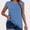 Sky Blue, variant on MAIHAN Women Tshirts Cotton Casual Summer Funny Soft Basic Tees Summer T Shirt Crew Neck T Shirts for Women