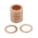 thumbnail image 1 of 30Pcs 17mm Diámetro Interior Arandelas Planas de Cobre Alquiler de Juntas de Sellado, 1 of 1