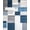 Blue Grey White, Pattern 14, variant on ODIKA Livingroom Abstract Swirl Dusty Tones Fluid Neutral Grey Large for Home Office, Gaming Room, Under Desk, Non-Slip Chair-Friendly
