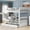 White, variant on Family-friendly bunk bed - Designed with safety and functionality in mind
