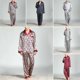 thumbnail image 1 of Farfi Hombres VERANO IMITACIÓN Seda Pijama Set Imprimir Camisa Pantalones largos Pantalones de dormir Ropa de dormir Círculo Rojo Farfi Set de pijama, 1 of 2