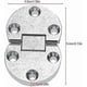 thumbnail image 5 of 2 Pieces Flap Hinges, Sewing Machine Table Recessed Hinge Self Supporting Flip Top Hinge Screw Folding Flap, 5 of 5