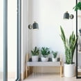 thumbnail image 4 of FSLiving Adjustable Wall Sconces with Full Spectrum for Indoor Plants Portable E26 Socket Macaron Blue Metal Gimbaled Wall lamp with Timer Cord for Grow Light Industrial Fixture No Drilling, 4 of 7