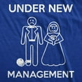 thumbnail image 2 of Mens Under New Management Funny Wedding Bachelor Party Novelty Tee for Guys Graphic Tees, 2 of 9