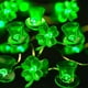 thumbnail image 4 of St. Patrick's Day Irish Festival Four Leaf Clovers Shaped LED Green Hat Four Leaf Luck Grass Copper Light String, 4 of 9