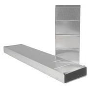 Imperial GV0213 Wall Stack Duct, 24 in L, Galvanized