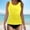Yellow, variant on Yghzkop Womens Swimsuits Tankini,Fashion Women's Sleeveless Solid Bikini Swimsuit Push-Up Padded Swimwear Swimsuit Blouse Sets