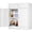 White, variant on BESFUR Metal Storage Cabinet with Doors and Shelves, for Home, Office, Garage - Black