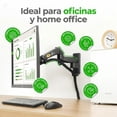 thumbnail image 2 of Soporte de Pared North Bayou para Monitor de 17" a 35" | Ajustable, Inclinable y Rotación, 2 of 6